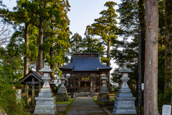 富山地方鉄道本線・若栗駅付近・若埜神社（富山県：2026年3月）