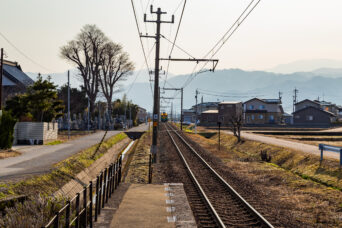 富山地方鉄道本線・若栗駅(富山県:2026年3月)