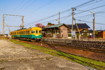 富山地方鉄道本線・若栗駅(富山県:2026年3月)