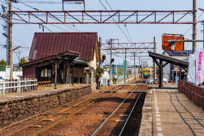 富山地方鉄道本線・電鉄石田駅（富山県：2026年3月）