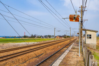 富山地方鉄道本線・越中中村駅(富山県:2026年3月)