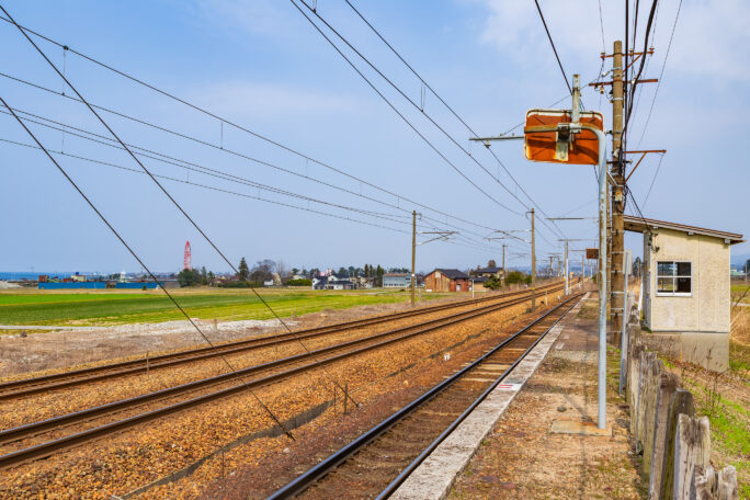 富山地方鉄道本線・越中中村駅（富山県：2026年3月）