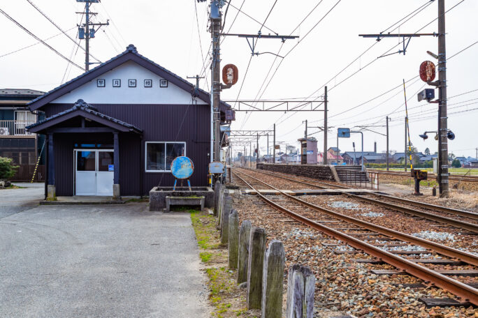 富山地方鉄道本線・早月加積駅（富山県：2026年3月）