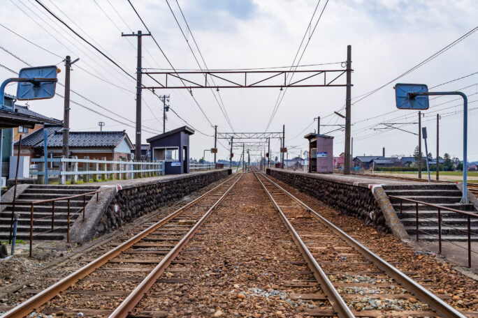 富山地方鉄道本線・早月加積駅（富山県：2026年3月）