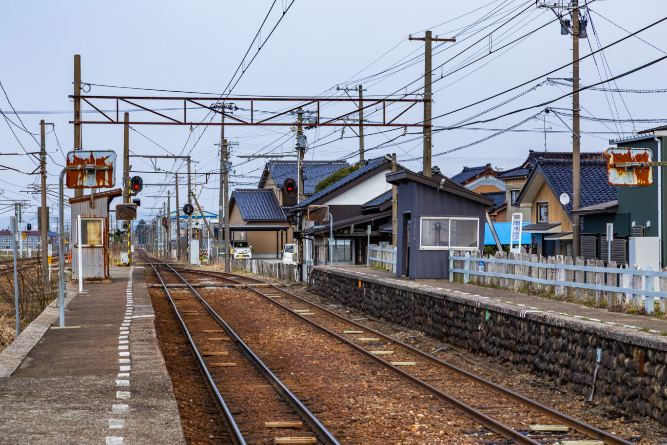 富山地方鉄道本線・早月加積駅(富山県:2026年3月)