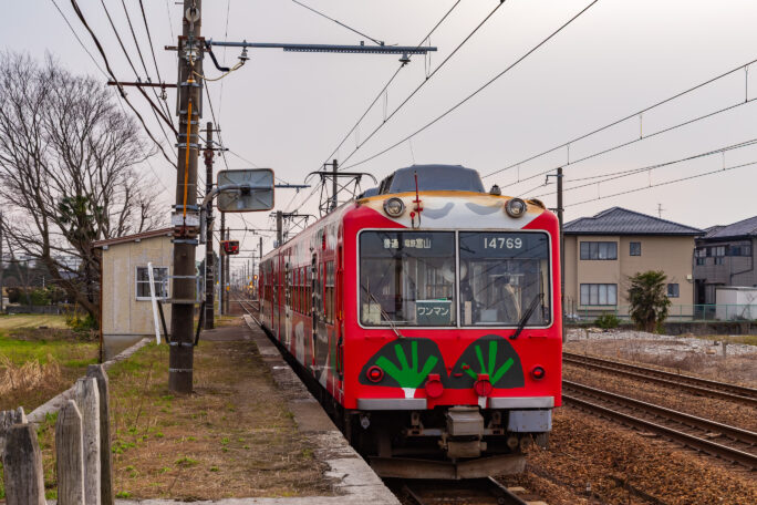 富山地方鉄道本線・越中中村駅（富山県：2026年3月）