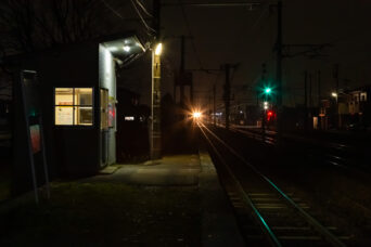 富山地方鉄道本線・越中中村駅(富山県:2026年3月)