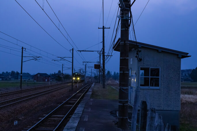 富山地方鉄道本線・越中中村駅（富山県：2026年3月）