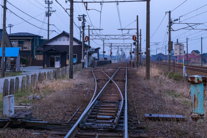 富山地方鉄道本線・早月加積駅（富山県：2026年3月）