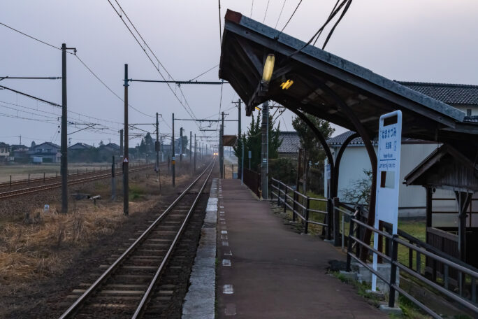 富山地方鉄道本線・浜加積駅（富山県：2026年3月）