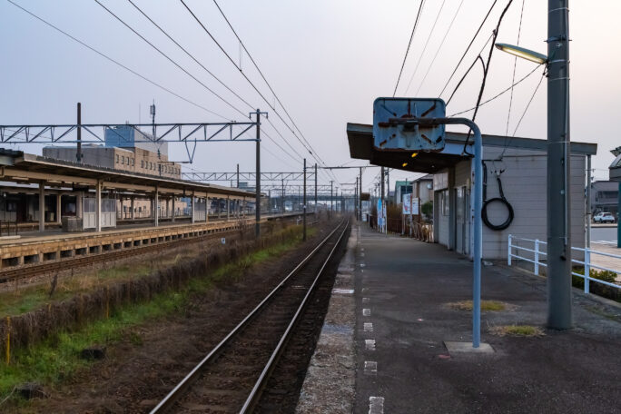 富山地方鉄道本線・あいの風とやま鉄道鉄道線・滑川駅（富山県：2026年3月）