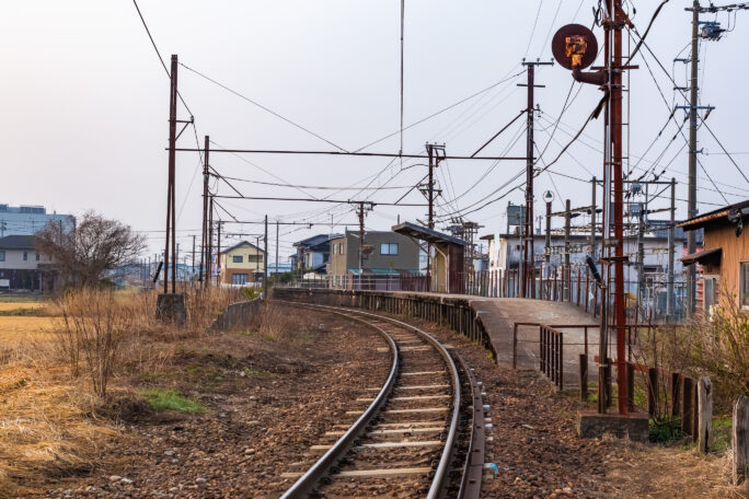 富山地方鉄道本線・西滑川駅（富山県：2026年3月）