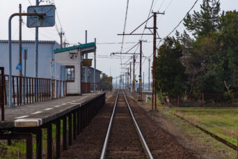 富山地方鉄道本線・新宮川駅(富山県:2026年3月)