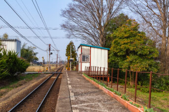 富山地方鉄道本線・越中泉駅(富山県:2026年3月)