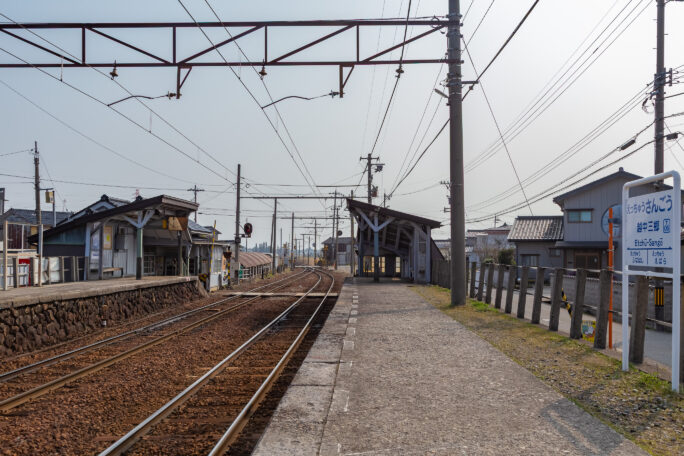 富山地方鉄道本線・越中三郷駅（富山県：2026年3月）