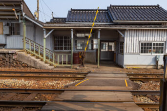 富山地方鉄道本線・越中三郷駅(富山県:2026年3月)
