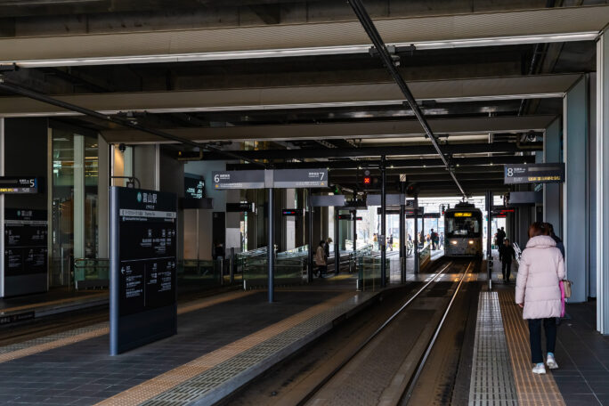 富山地方鉄道富山駅南北接続線・富山駅停留場（富山県：2026年3月）