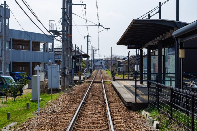 富山地方鉄道富山港線・越中中島駅（富山県：2026年3月）