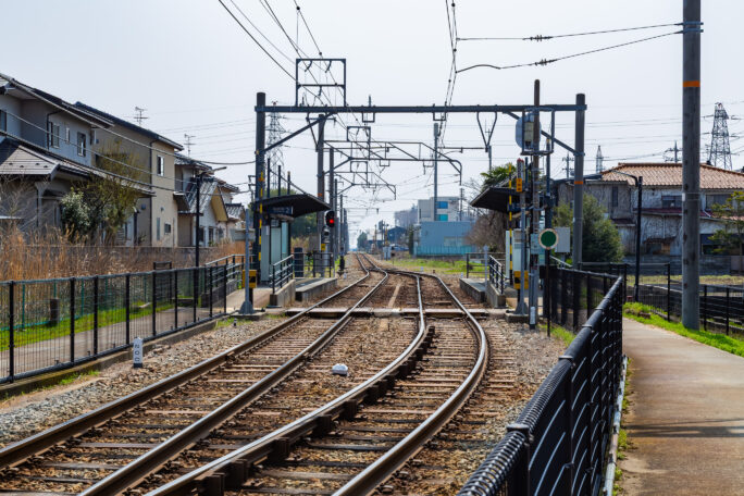 富山地方鉄道富山港線・萩浦小学校前駅（富山県：2026年3月）
