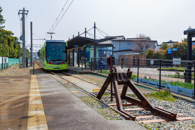 富山地方鉄道富山港線・岩瀬浜駅（富山県：2026年3月）