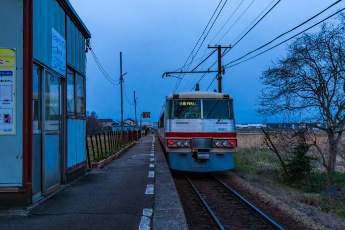 富山地方鉄道本線・越中泉駅（富山県：2026年3月）