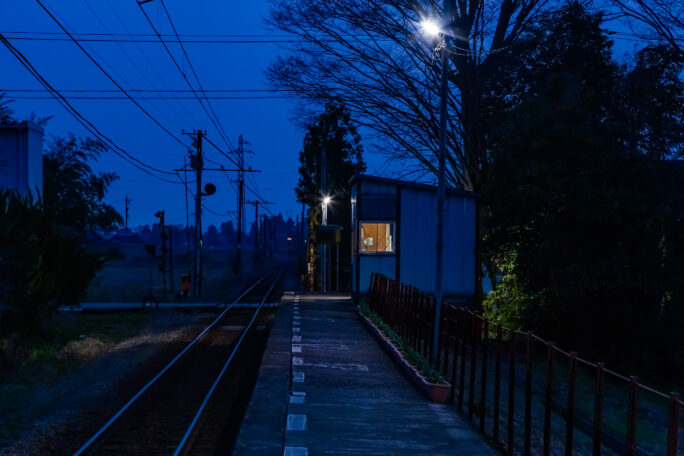 富山地方鉄道本線・越中泉駅（富山県：2026年3月）