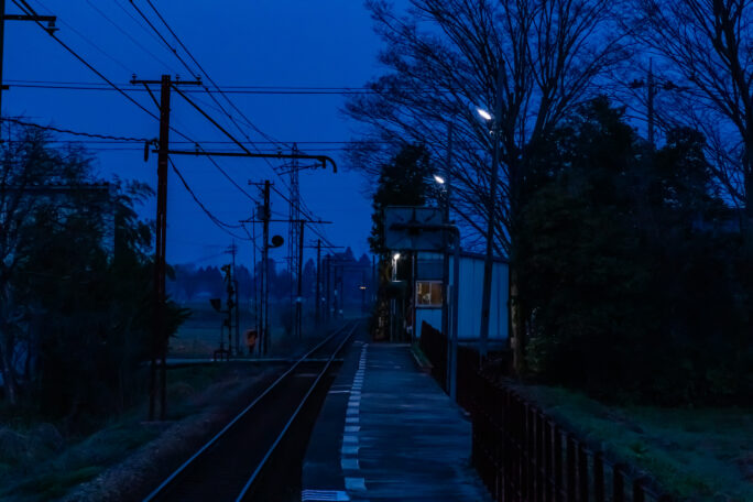 富山地方鉄道本線・越中泉駅（富山県：2026年3月）