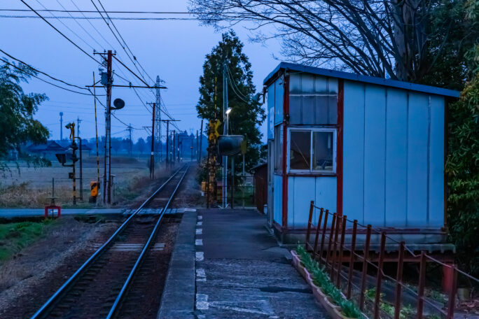 富山地方鉄道本線・越中泉駅（富山県：2026年3月）
