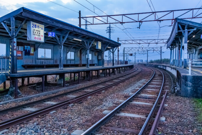 富山地方鉄道本線・立山線・寺田駅（富山県：2026年3月）