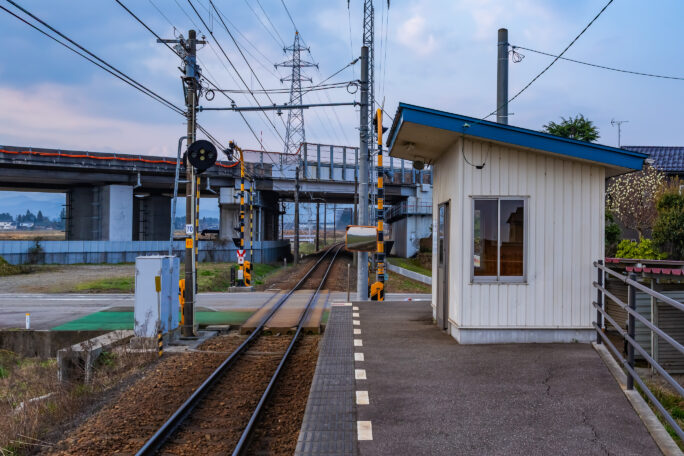 富山地方鉄道立山線・田添駅（富山県：2026年3月）