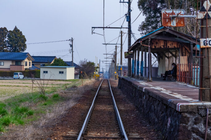 富山地方鉄道立山線・榎町駅（富山県：2026年3月）