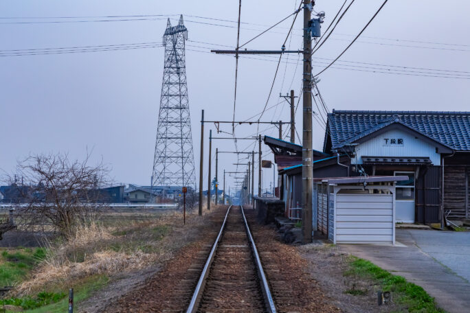 富山地方鉄道立山線・下段駅（富山県：2026年3月）