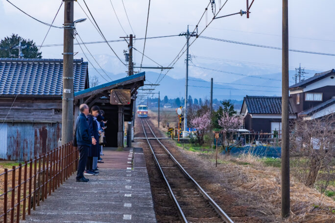 富山地方鉄道立山線・下段駅（富山県：2026年3月）