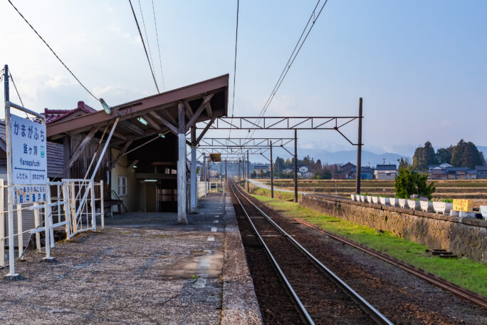 富山地方鉄道立山線・釜ヶ淵駅（富山県：2026年3月）
