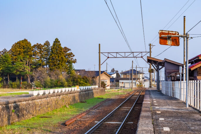 富山地方鉄道立山線・釜ヶ淵駅（富山県：2026年3月）