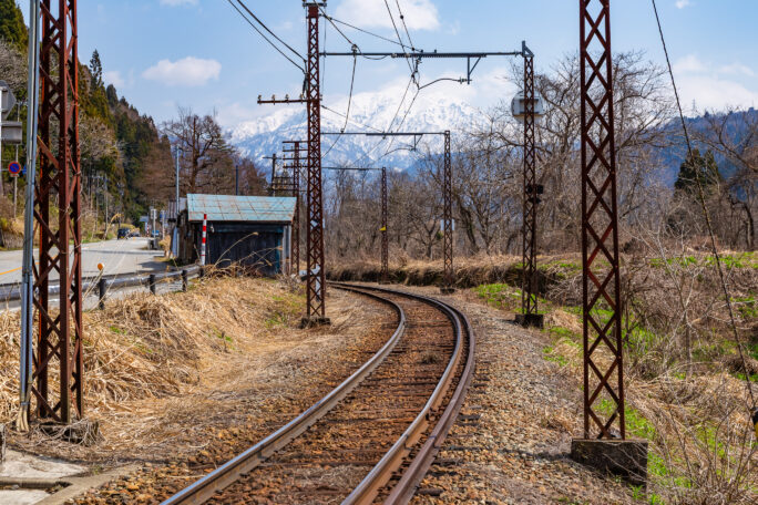 富山地方鉄道立山線・千垣駅（富山県：2026年3月）