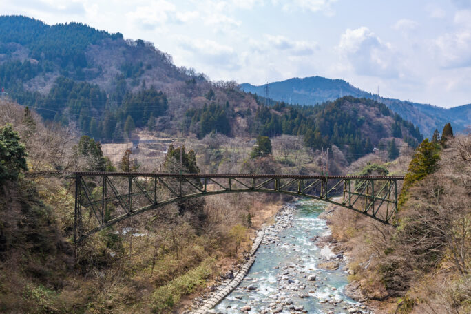 富山地方鉄道立山線・千垣駅・千垣橋梁（富山県：2026年3月）