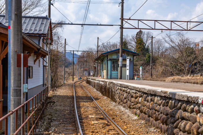 富山地方鉄道立山線・有峰口駅（富山県：2026年3月）