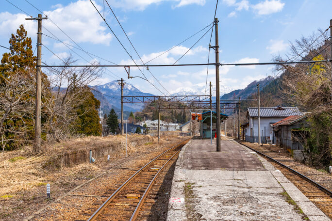 富山地方鉄道立山線・有峰口駅（富山県：2026年3月）
