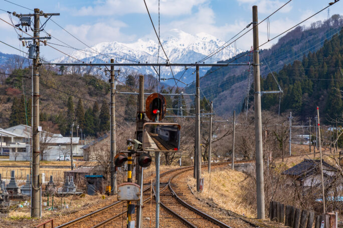 富山地方鉄道立山線・有峰口駅（富山県：2026年3月）