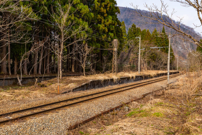 富山地方鉄道立山線・粟巣野駅跡（富山県：2026年3月）