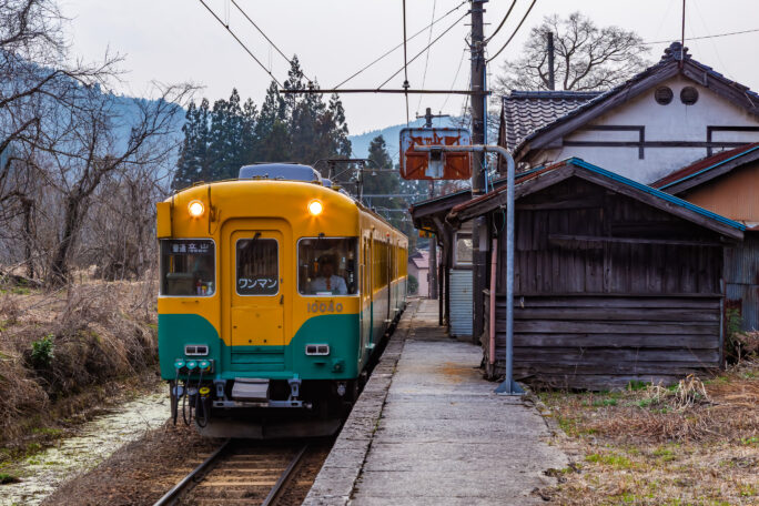 富山地方鉄道立山線・千垣駅（富山県：2026年3月）