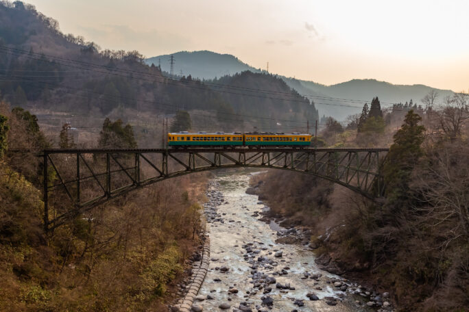 富山地方鉄道立山線・千垣駅・千垣橋梁（富山県：2026年3月）