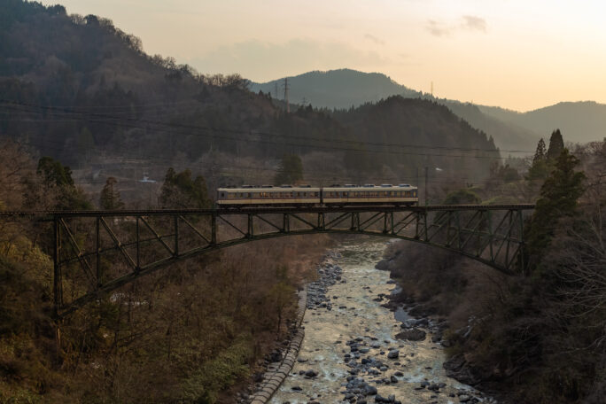 富山地方鉄道立山線・千垣駅・千垣橋梁（富山県：2026年3月）
