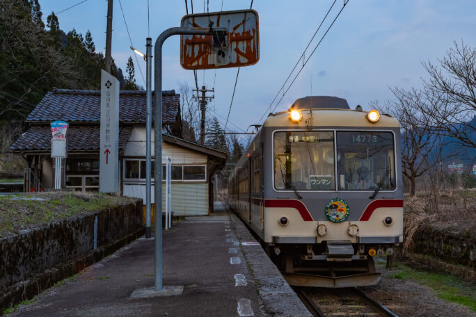 富山地方鉄道立山線・千垣駅（富山県：2026年3月）