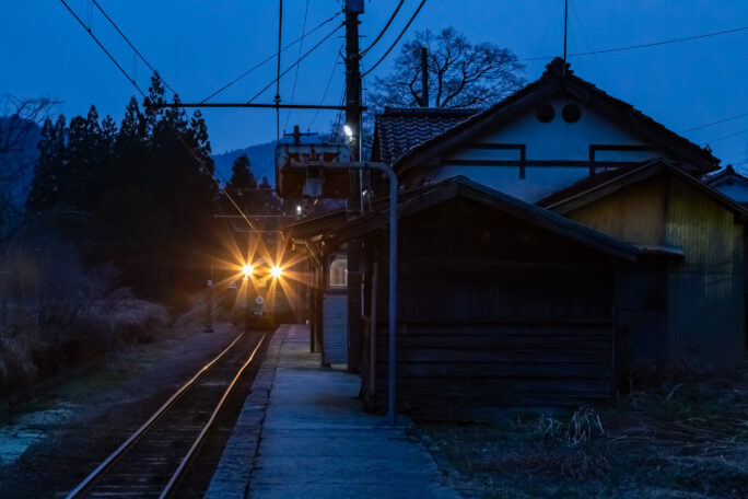 富山地方鉄道立山線・千垣駅（富山県：2026年3月）