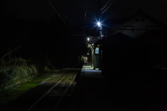 富山地方鉄道立山線・千垣駅（富山県：2026年3月）