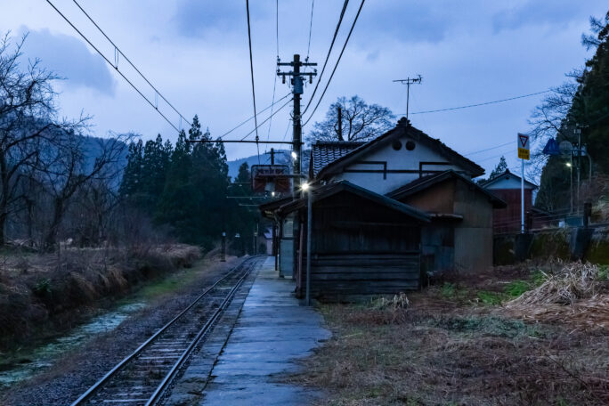 富山地方鉄道立山線・千垣駅（富山県：2026年3月）