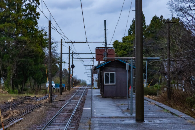 富山地方鉄道立山線・横江駅（富山県：2026年3月）