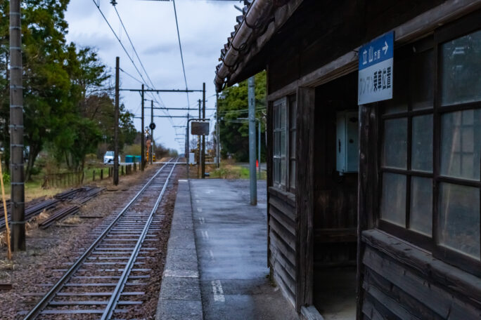 富山地方鉄道立山線・横江駅（富山県：2026年3月）